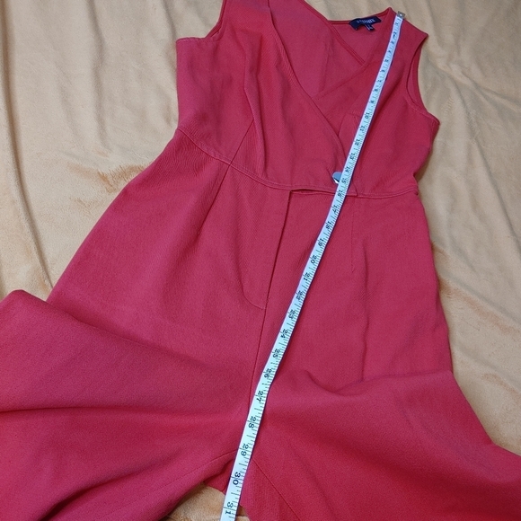 INTERMIX Red Magnolia jumpsuit size 2 - Picture 14 of 16